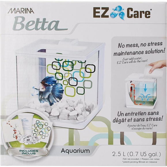 Marina EZ Care Betta Kit, White - Picture 1 of 15